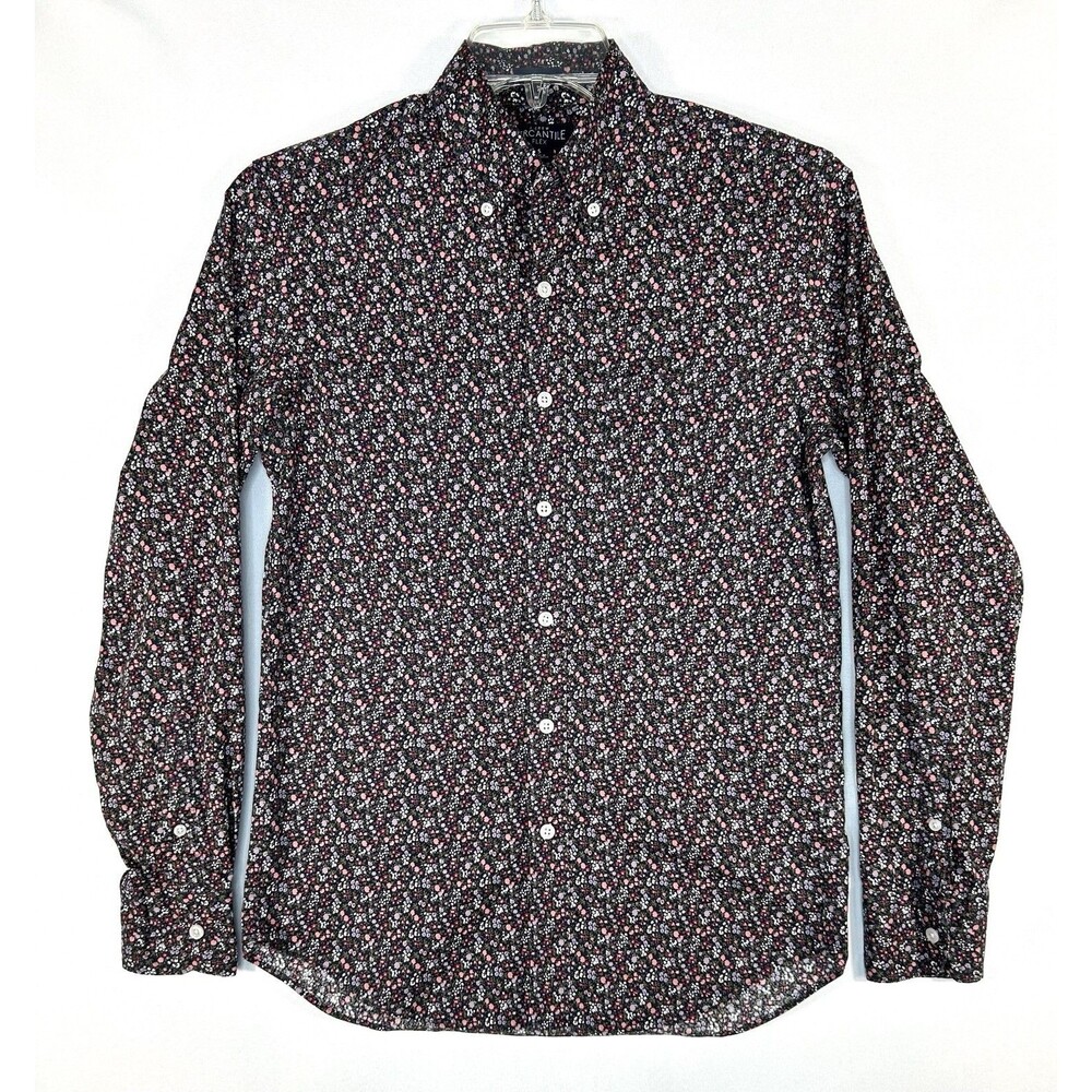 J. Crew Women's Button Up Shirt Size S Floral Flex Slim Long Sleeve